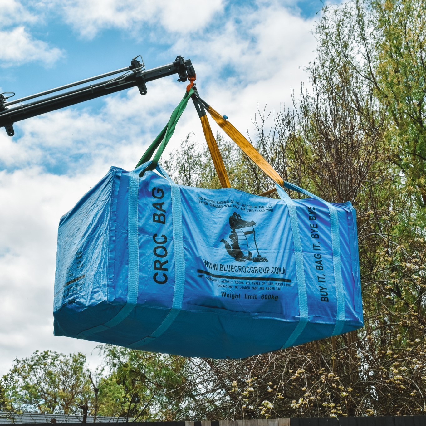 4 Yard Bulk Container Garden Waste Skip Bags For Dumpster Bag Waste Bag